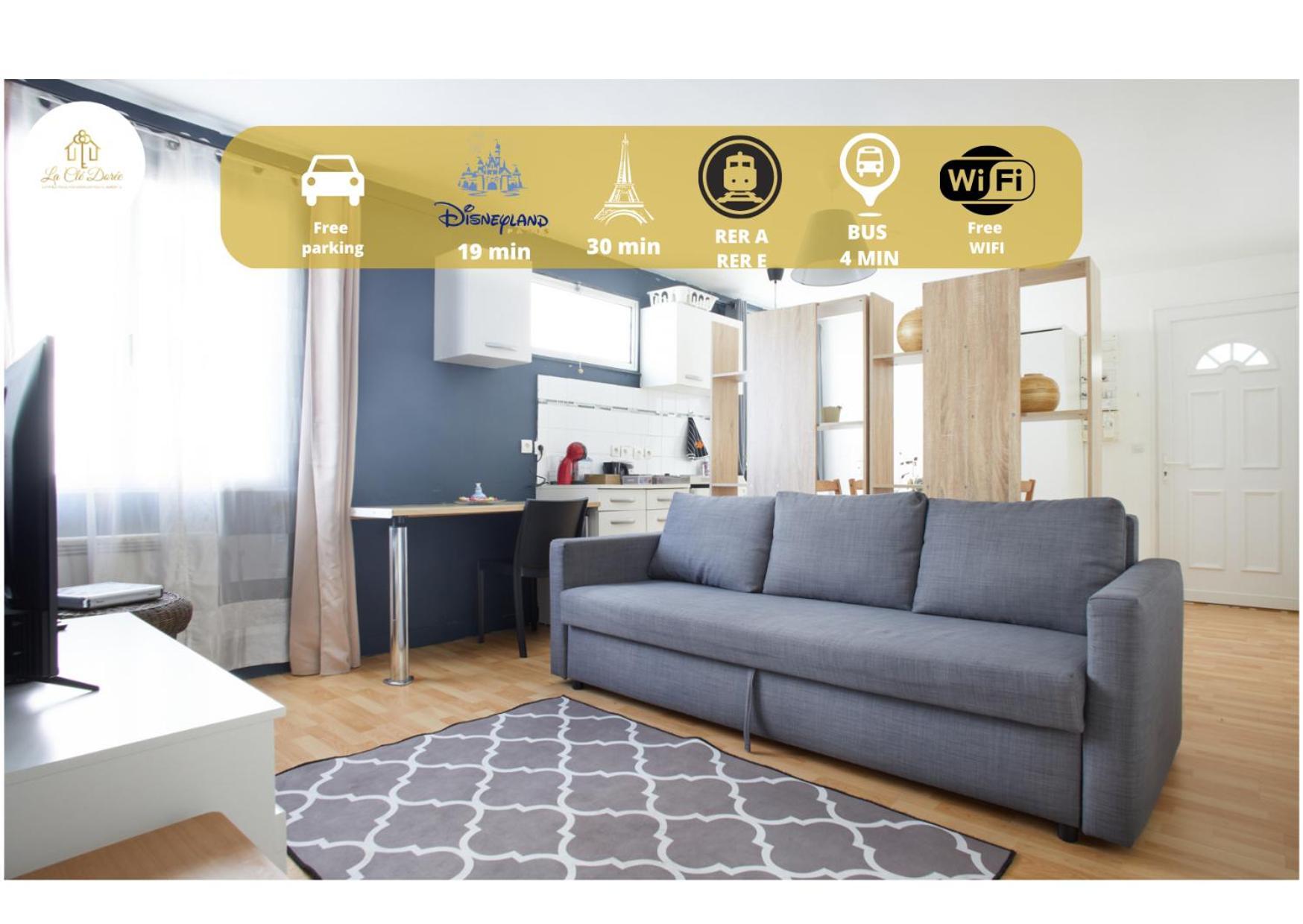 Appartement Sympa Entre Paris Et Disneyland Noisy-le-Grand Esterno foto